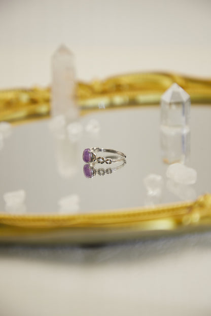 R014-Super Seven S925 Open Ring