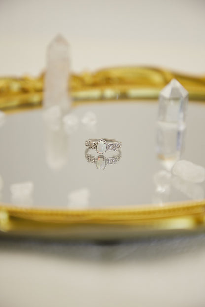 R016-Oval S925 open ring