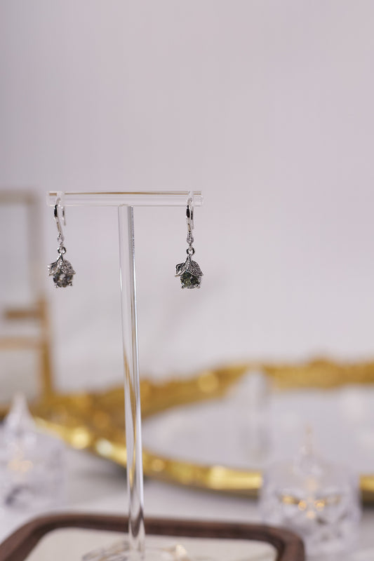 E062-Moissanite ear hook