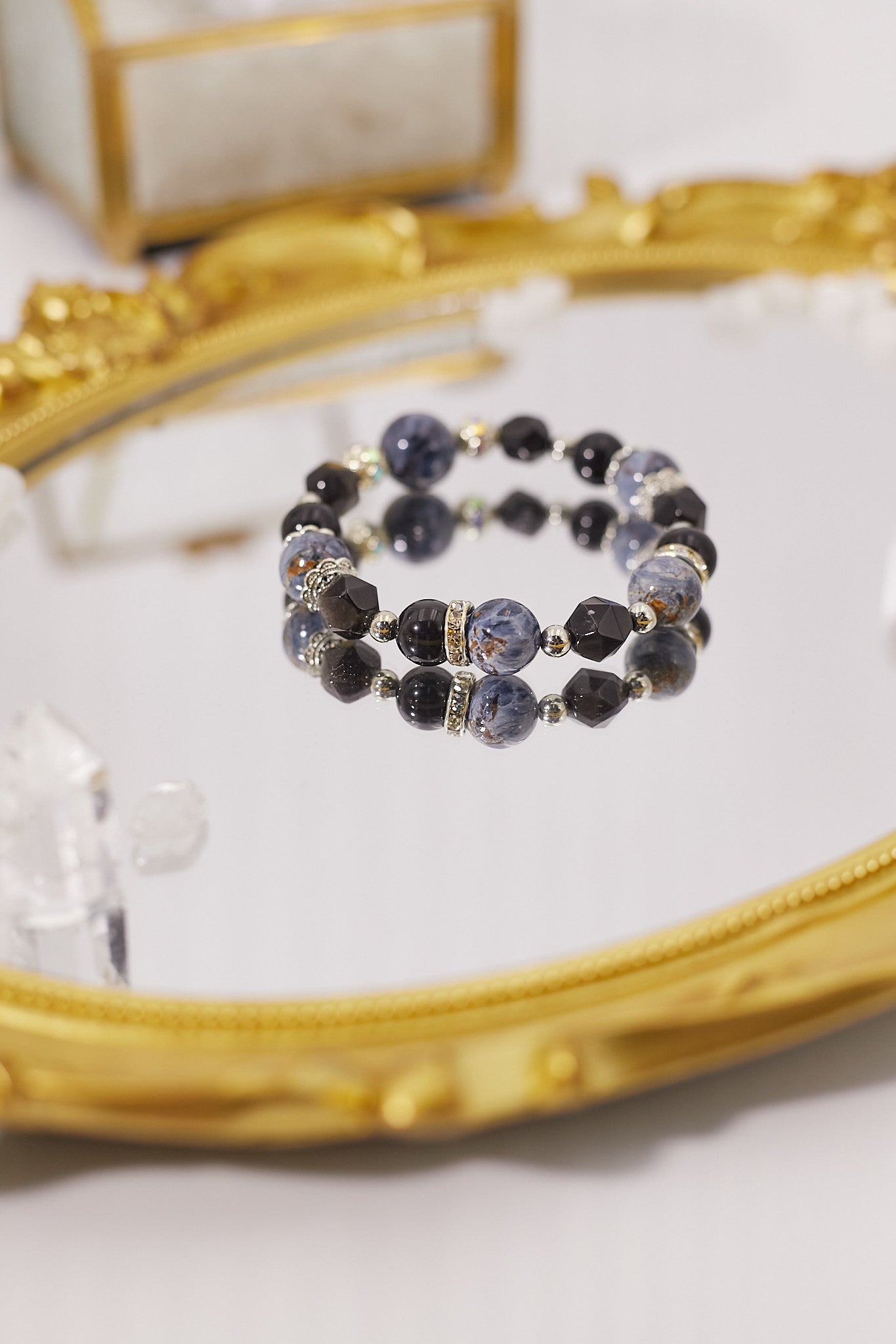 C026-Pietersite·Silver Obsidian·Black Obsidian