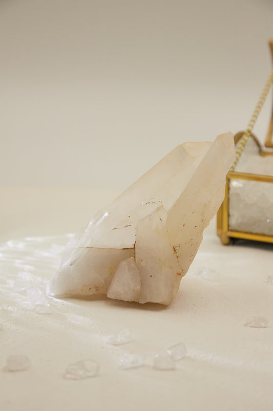 Wqc005-White Crystal Cluster