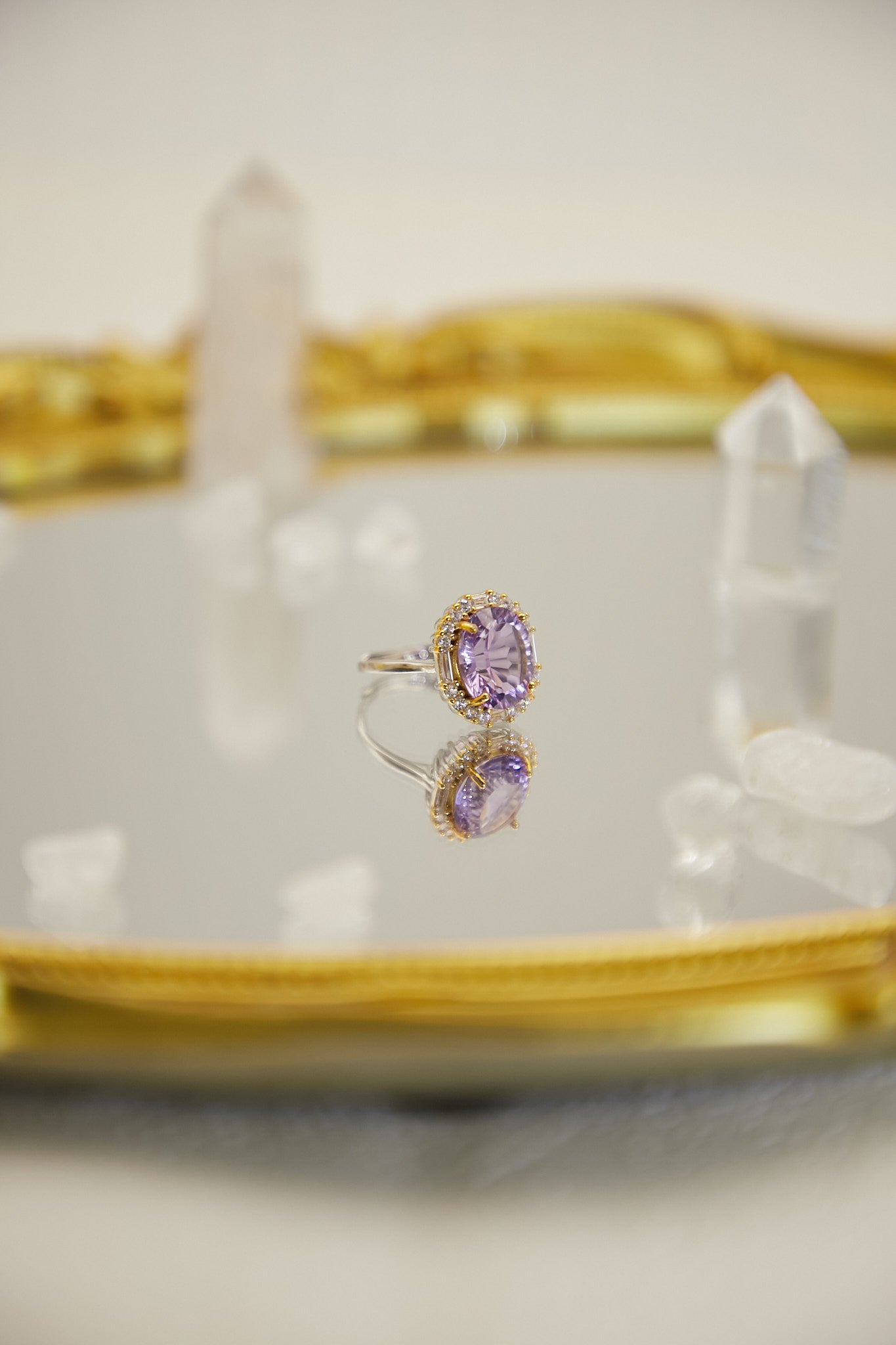 R028-Amethyst S925 open ring