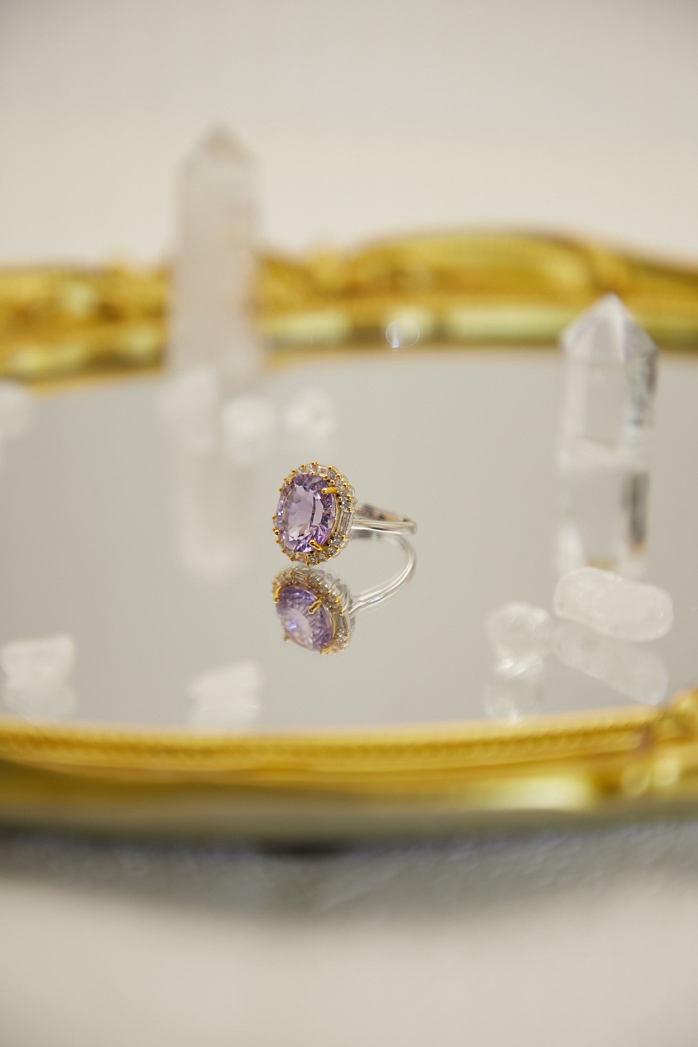 R028-Amethyst S925 open ring