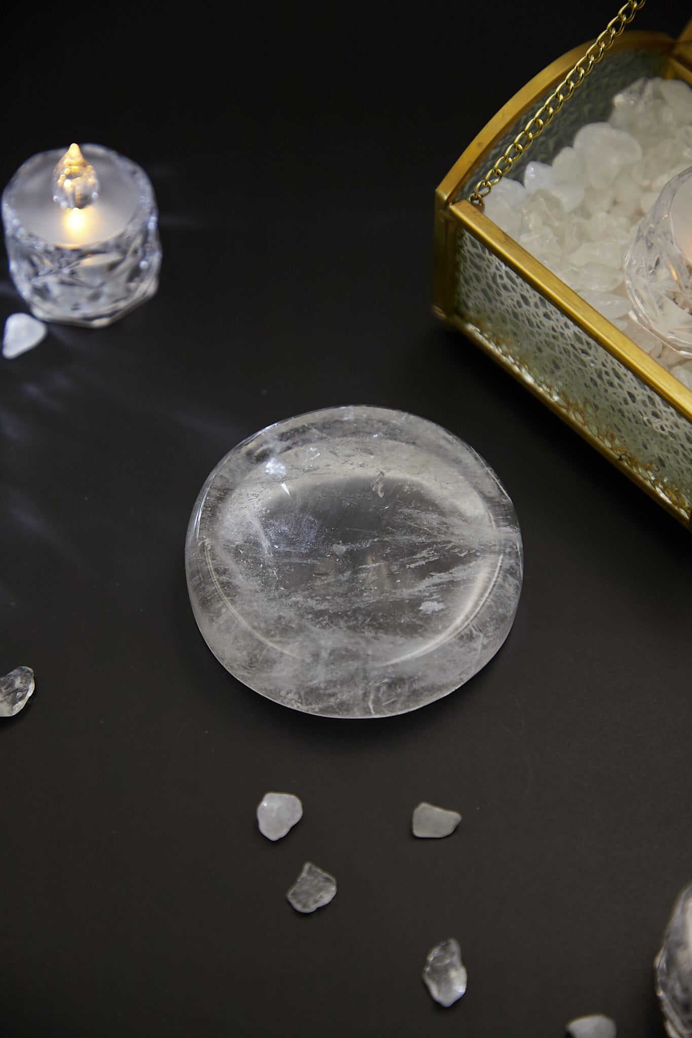 White crystal demagnetizing bowl (8CM)