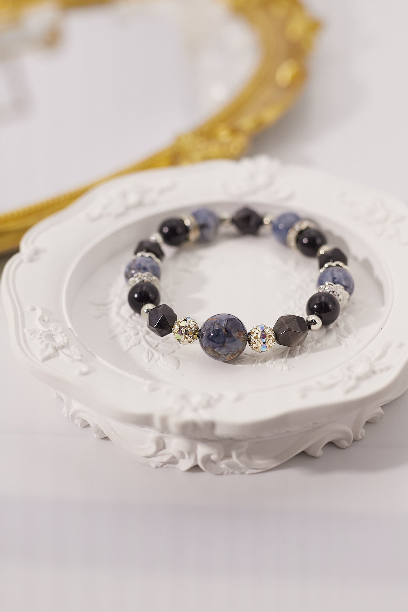 C026-Pietersite·Silver Obsidian·Black Obsidian