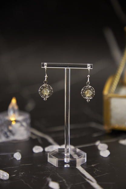 E016-Citrine Ear Hook