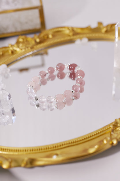 C043-Pink Quartz．Strawberry Quartz