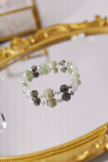 C044-Green Aventurine·Green Grape Milk Cap Xiuyan Jade·Green Grass Stone