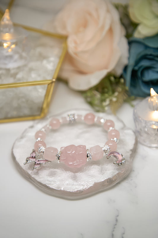 C024-Rose Quartz Nine-Tailed Fox・Rose Quartz